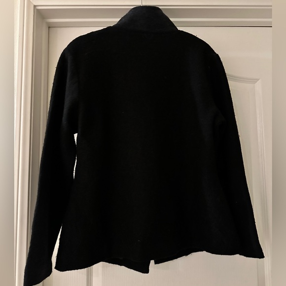 Gorgeous vintage Carson 100% wool artsy lagen look jacket size large - Picture 6 of 6